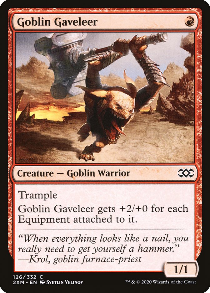 Goblin Gaveleer [Double Masters] | Silver Goblin