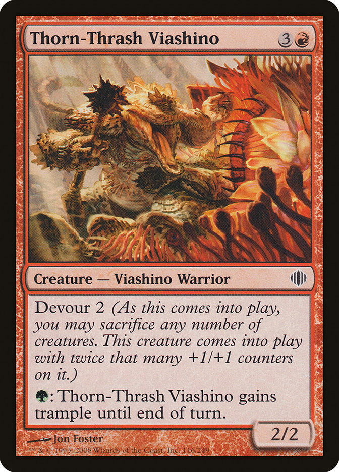 Thorn-Thrash Viashino [Shards of Alara] | Silver Goblin
