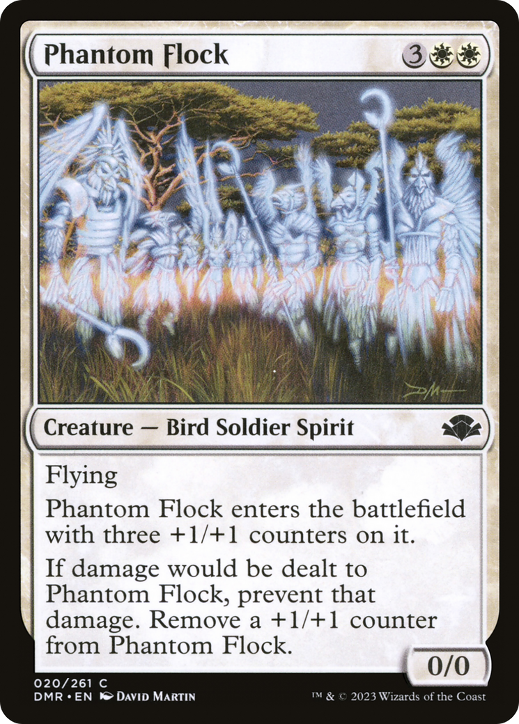 Phantom Flock [Dominaria Remastered] | Silver Goblin
