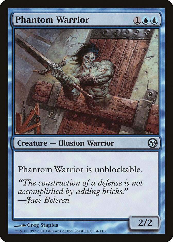 Phantom Warrior [Duels of the Planeswalkers] | Silver Goblin