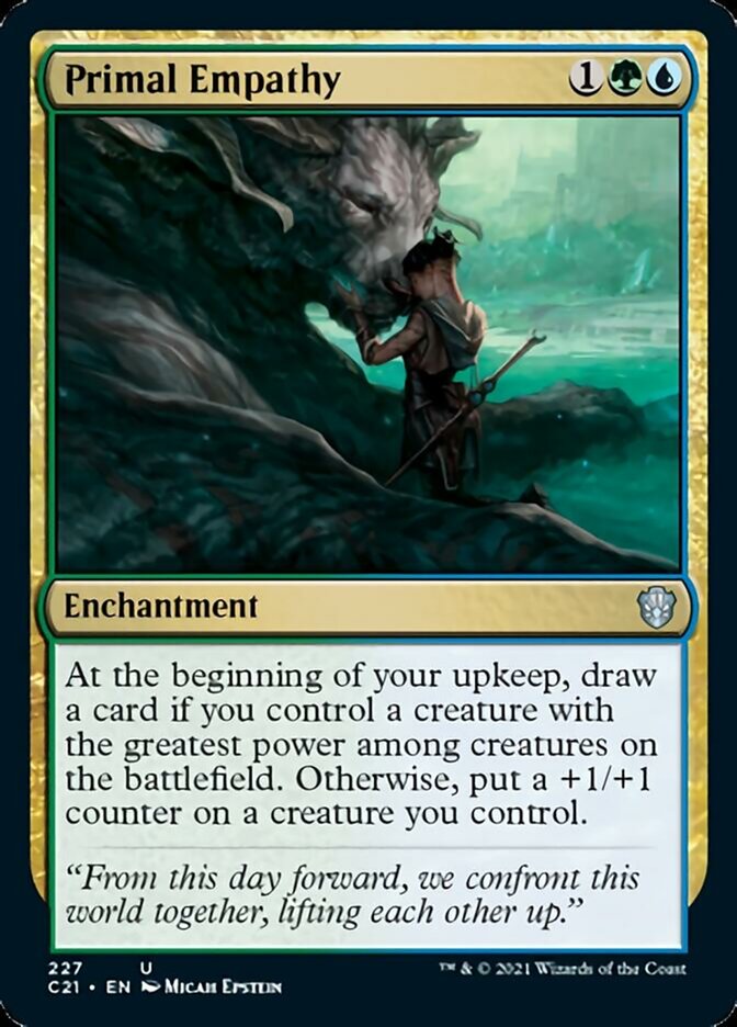 Primal Empathy [Commander 2021] | Silver Goblin