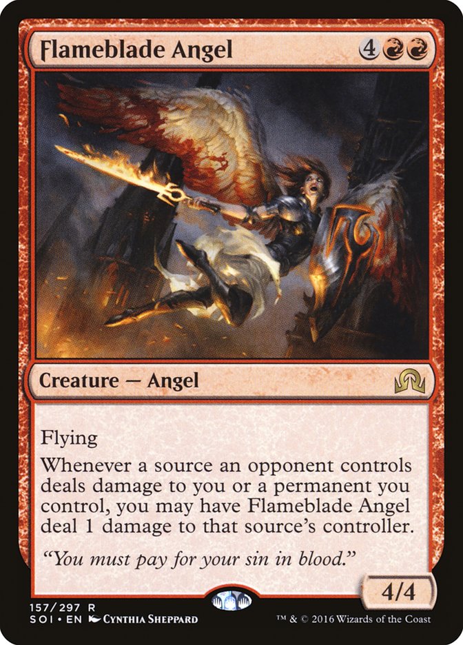 Flameblade Angel [Shadows over Innistrad] | Silver Goblin