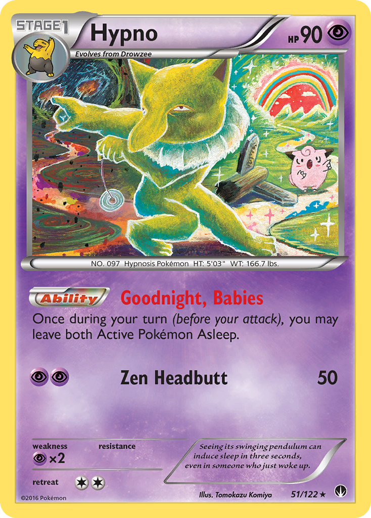 Hypno (51/122) [XY: BREAKpoint] | Silver Goblin