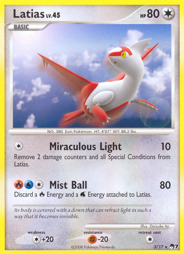 Latias (3/17) [POP Series 7] | Silver Goblin