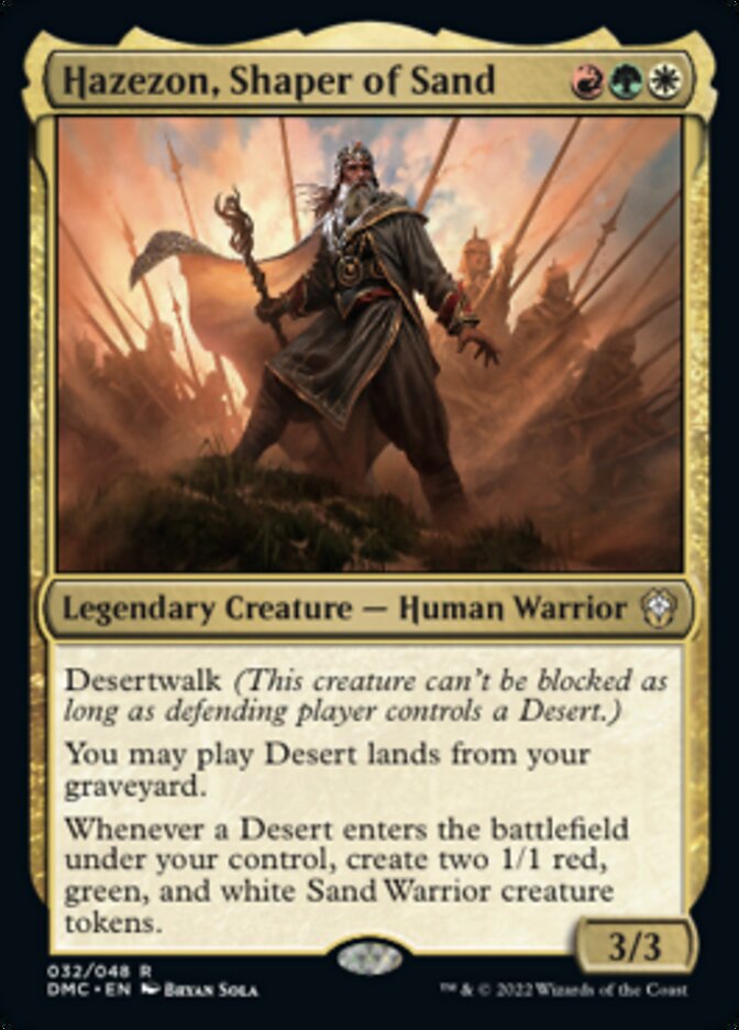 Hazezon, Shaper of Sand [Dominaria United Commander] | Silver Goblin