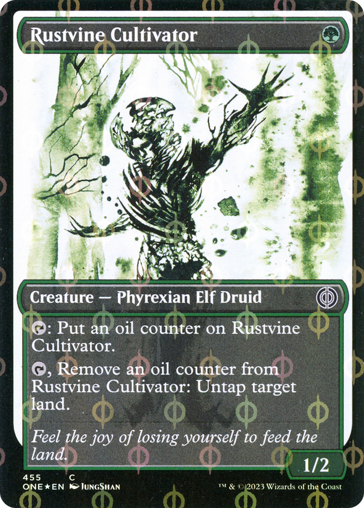 Rustvine Cultivator (Showcase Ichor Step-and-Compleat Foil) [Phyrexia: All Will Be One] | Silver Goblin