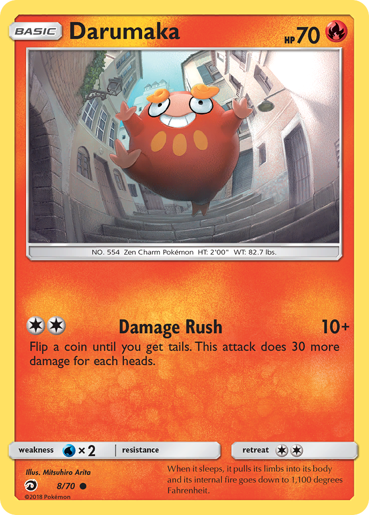 Darumaka (8/70) [Sun & Moon: Dragon Majesty] | Silver Goblin