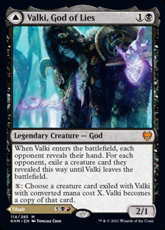 Valki, God of Lies // Tibalt, Cosmic Impostor [Kaldheim] | Silver Goblin