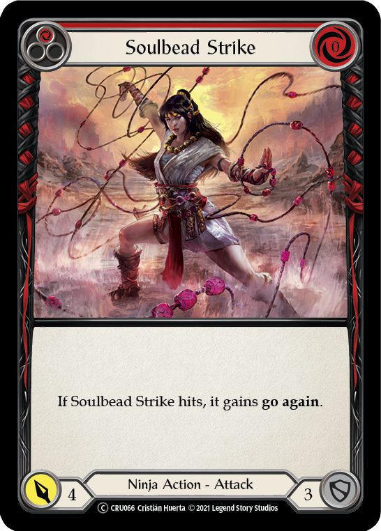 Soulbead Strike (Red) [U-CRU066] (Crucible of War Unlimited)  Unlimited Normal | Silver Goblin
