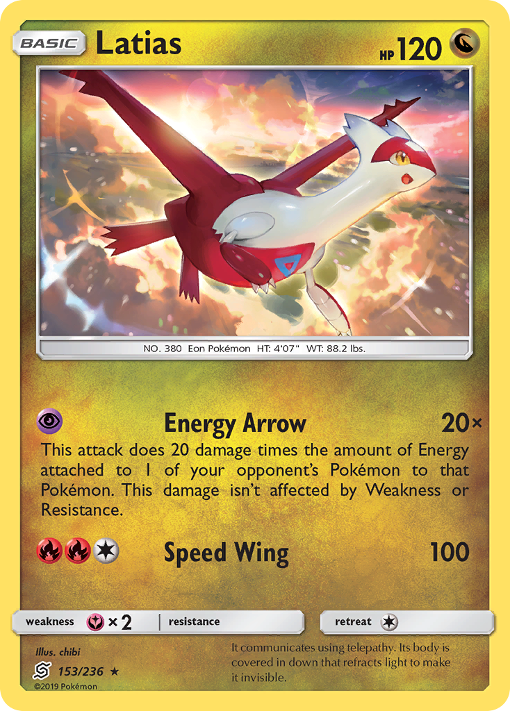 Latias (153/236) [Sun & Moon: Unified Minds] | Silver Goblin