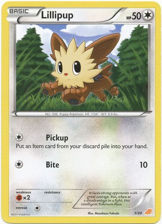 Lillipup (1/30) [Black & White: Trainer Kit - Excadrill] | Silver Goblin