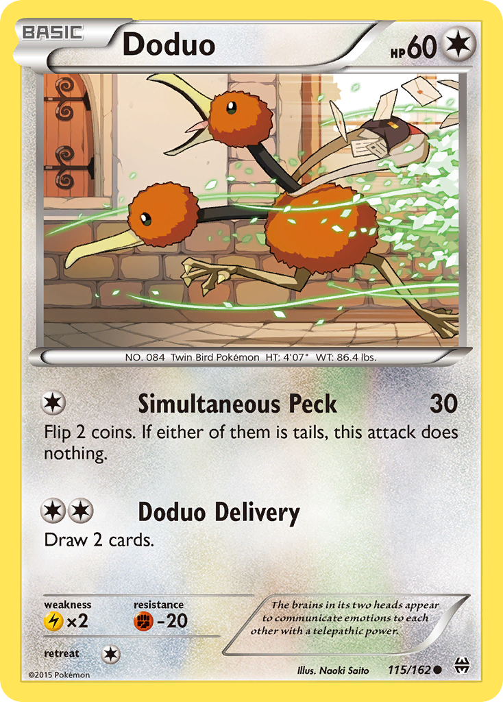 Doduo (115/162) [XY: BREAKthrough] | Silver Goblin