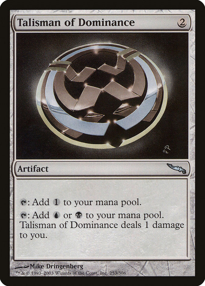 Talisman of Dominance [Mirrodin] | Silver Goblin