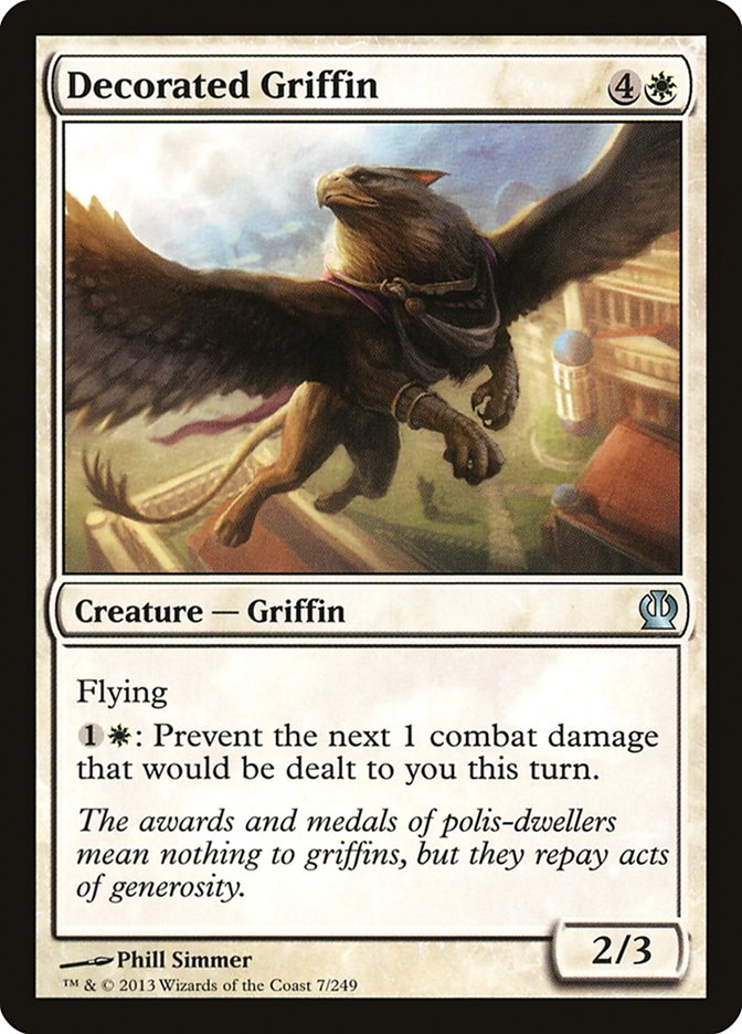 Decorated Griffin [Theros] | Silver Goblin