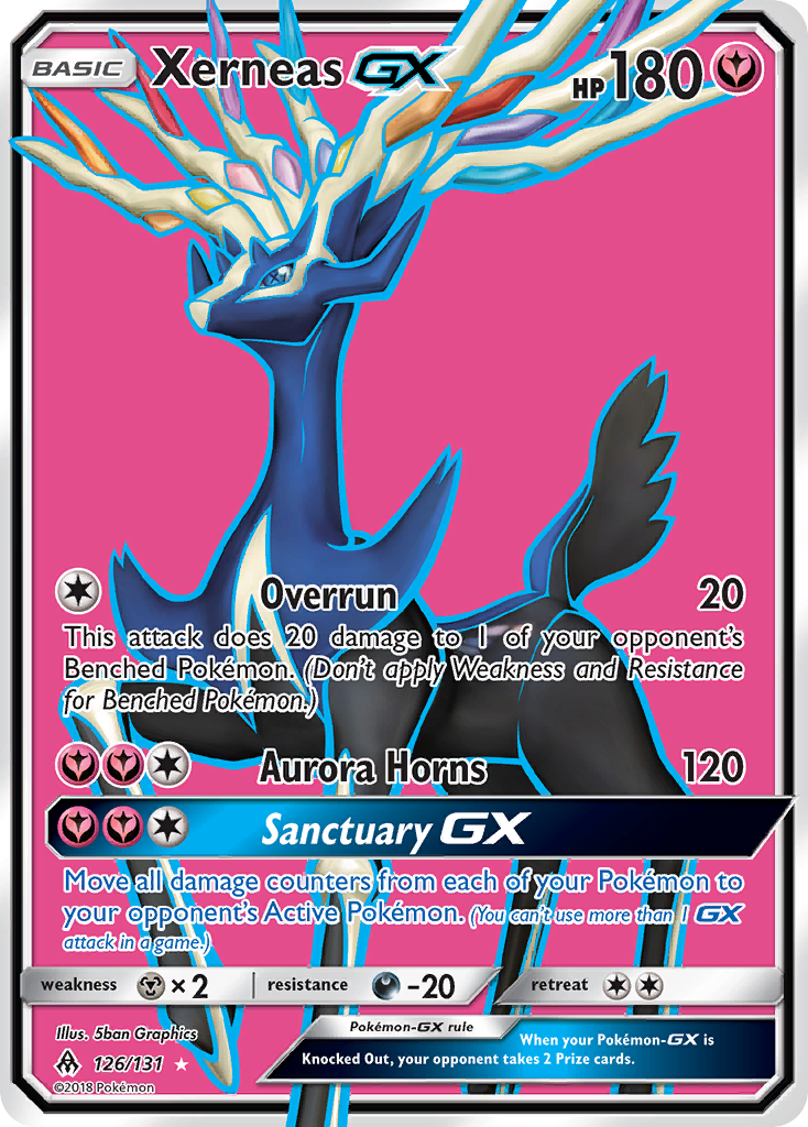 Xerneas GX (126/131) [Sun & Moon: Forbidden Light] | Silver Goblin