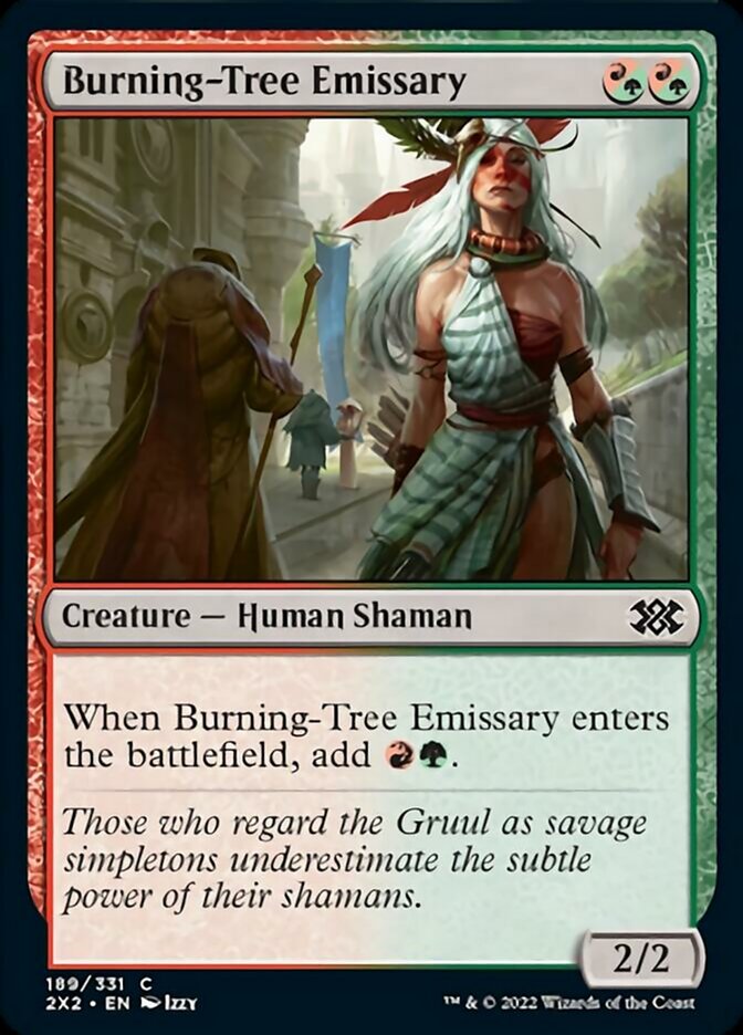 Burning-Tree Emissary [Double Masters 2022] | Silver Goblin
