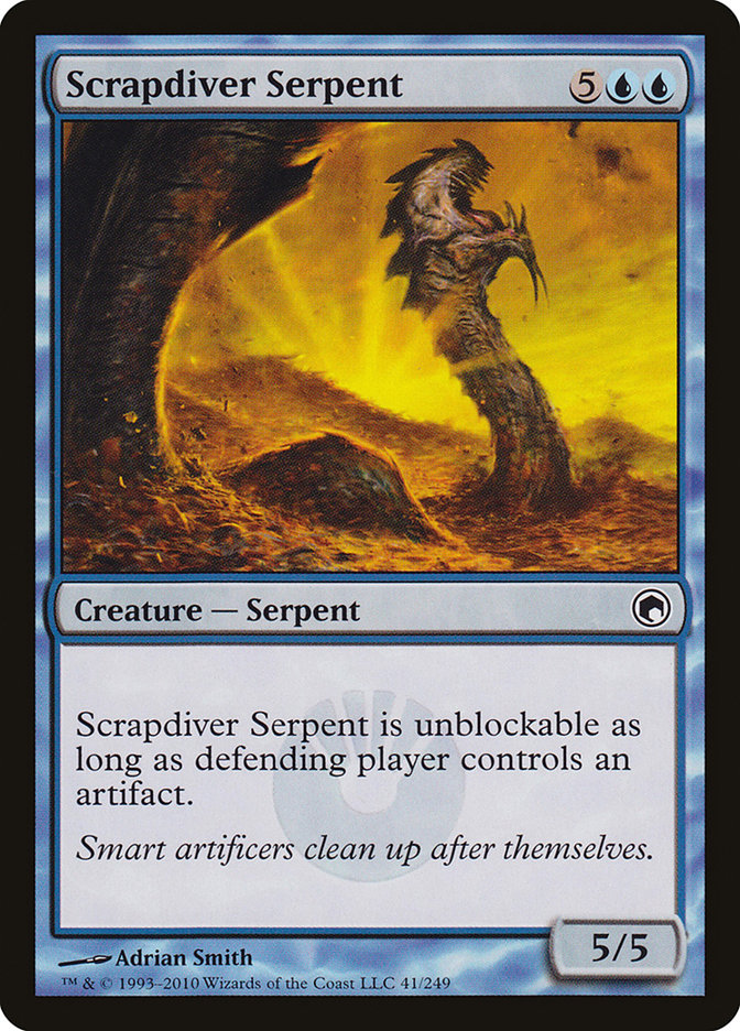Scrapdiver Serpent [Scars of Mirrodin] | Silver Goblin