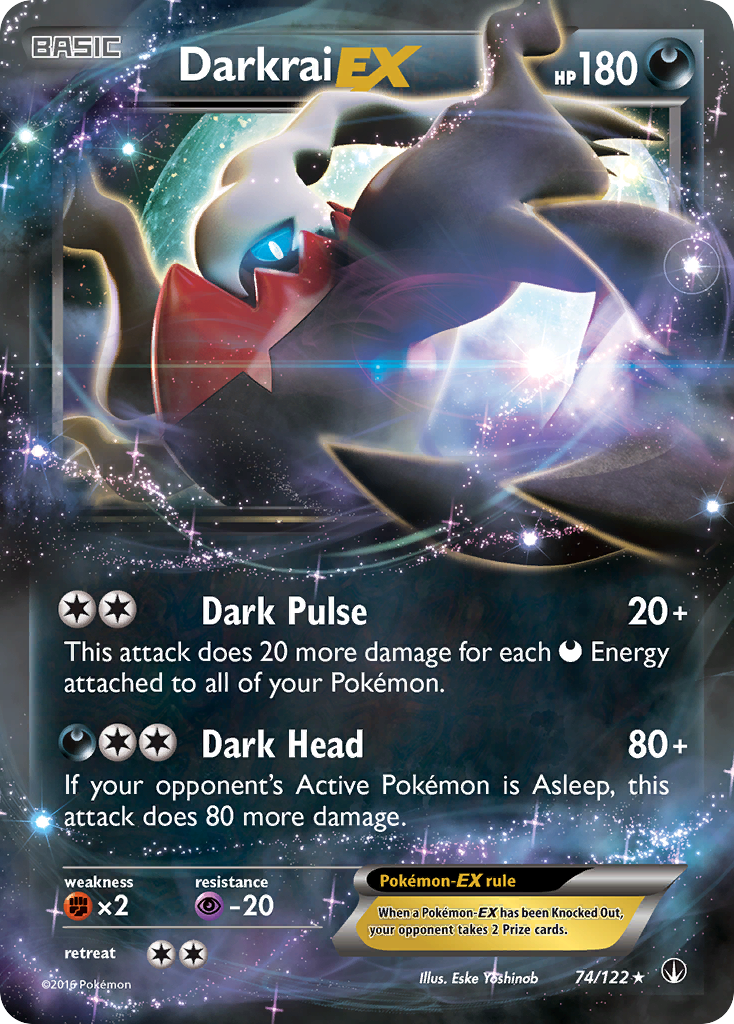 Darkrai EX (74/122) [XY: BREAKpoint] | Silver Goblin