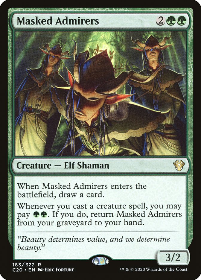 Masked Admirers [Commander 2020] | Silver Goblin