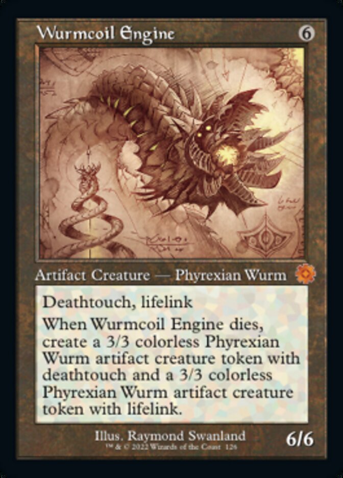 Wurmcoil Engine (Retro Schematic) [The Brothers' War Retro Artifacts] | Silver Goblin