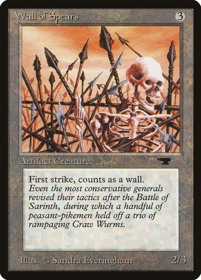 Wall of Spears [Antiquities] | Silver Goblin