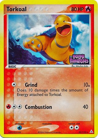 Torkoal (33/110) (Stamped) [EX: Holon Phantoms] | Silver Goblin