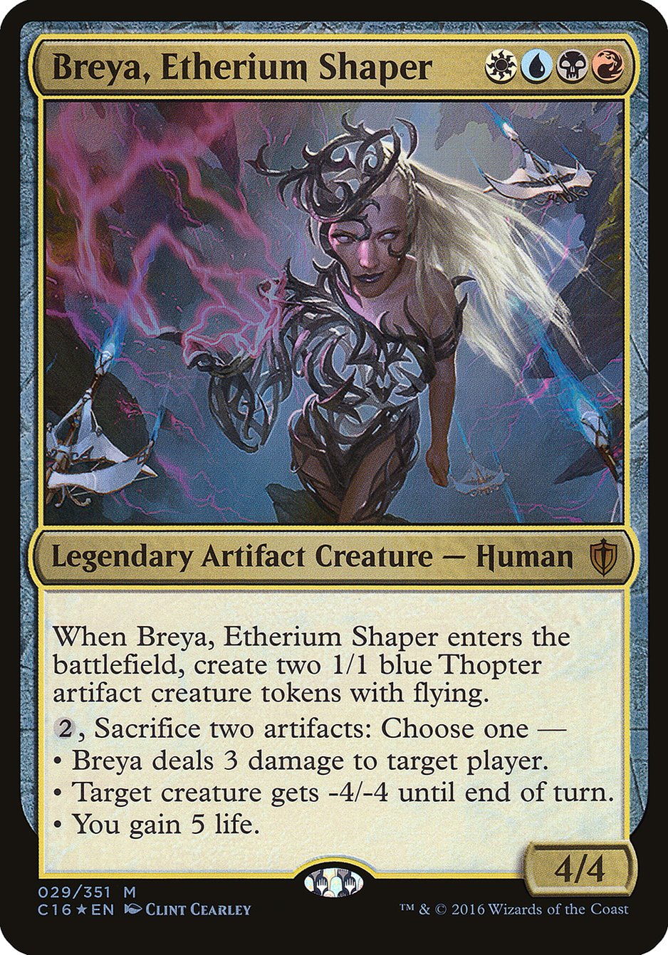 Breya, Etherium Shaper (Oversized) [Commander 2016 Oversized] | Silver Goblin