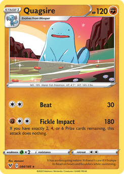 Quagsire (084/185) [Sword & Shield: Vivid Voltage] | Silver Goblin