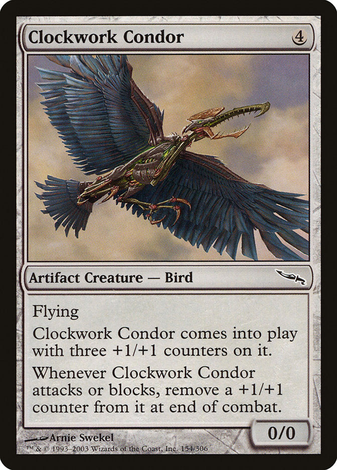 Clockwork Condor [Mirrodin] | Silver Goblin