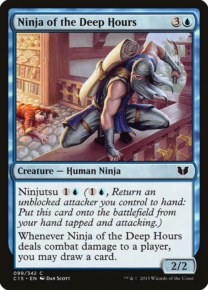 Ninja of the Deep Hours [Commander 2015] | Silver Goblin