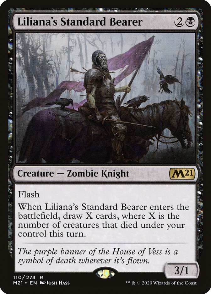 Liliana's Standard Bearer [Core Set 2021] | Silver Goblin