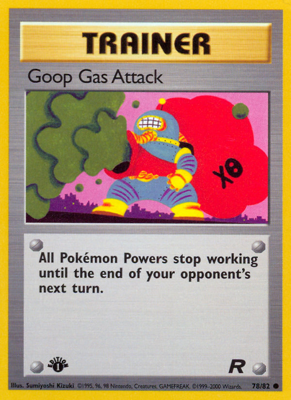 Goop Gas Attack (78/82) [Team Rocket 1st Edition] | Silver Goblin