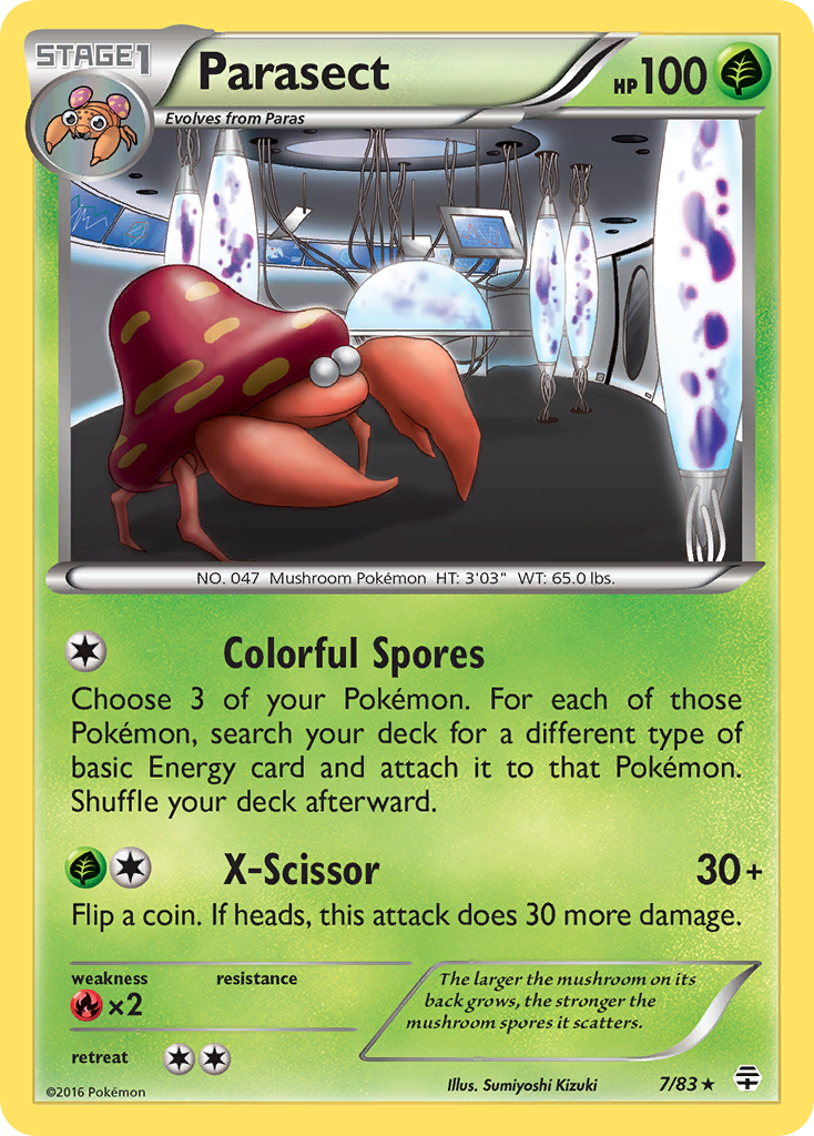 Parasect (7/83) [XY: Generations] | Silver Goblin