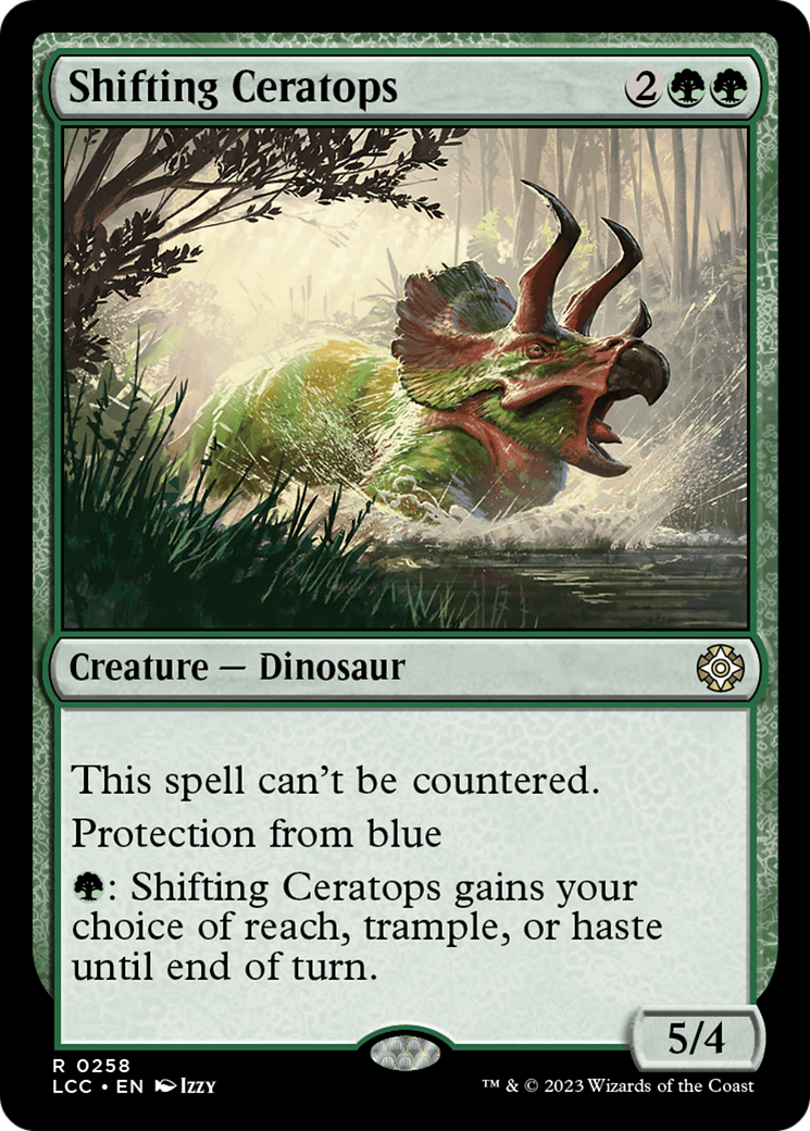 Shifting Ceratops [The Lost Caverns of Ixalan Commander] | Silver Goblin