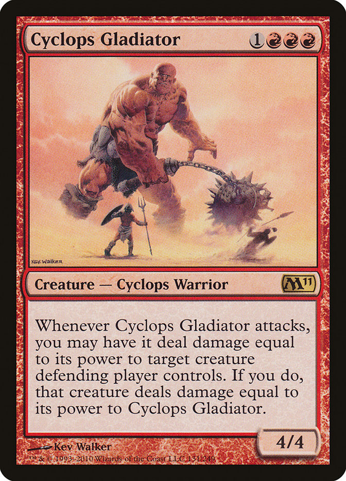 Cyclops Gladiator [Magic 2011] | Silver Goblin