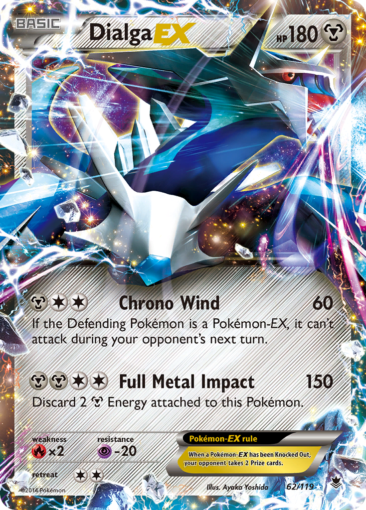 Dialga EX (62/119) [XY: Phantom Forces] | Silver Goblin