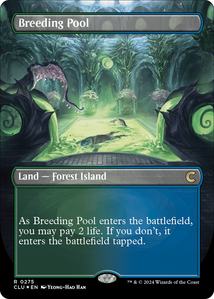 Breeding Pool (Borderless) [Ravnica: Clue Edition] | Silver Goblin
