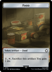 Food (0012) // Clue Double-Sided Token [Fallout Tokens] | Silver Goblin