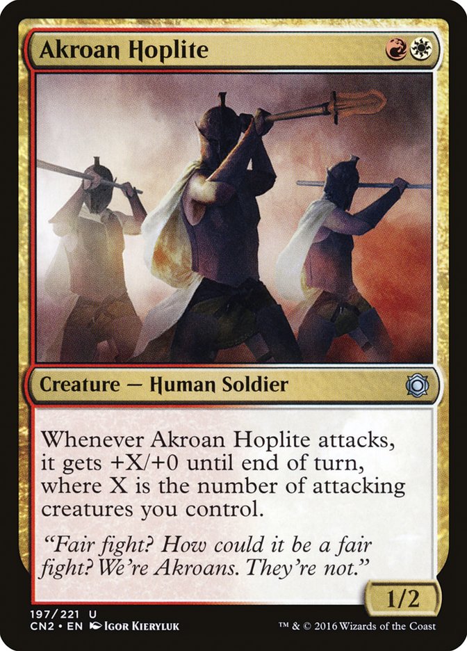 Akroan Hoplite [Conspiracy: Take the Crown] | Silver Goblin