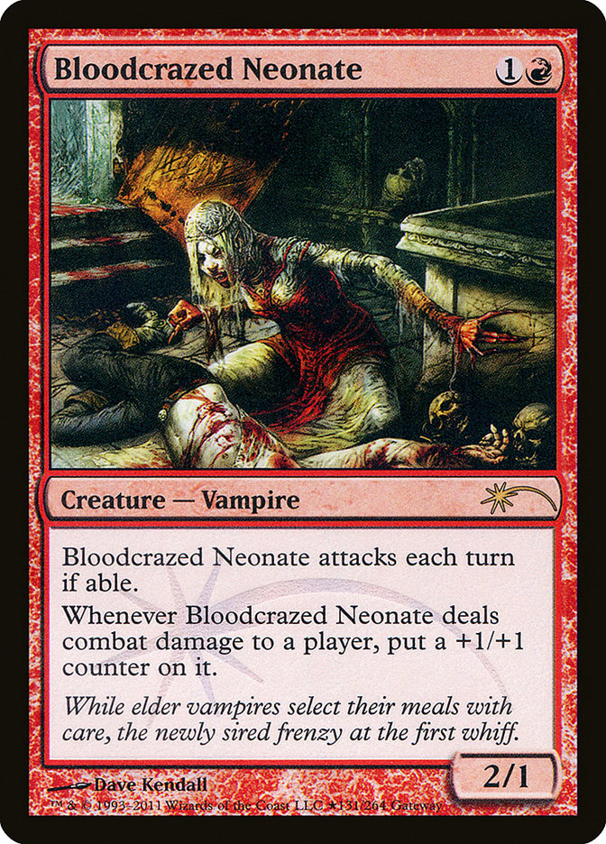 Bloodcrazed Neonate [Wizards Play Network 2011] | Silver Goblin
