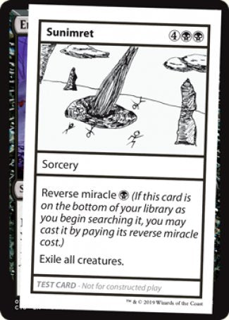 Sunimret (2021 Edition) [Mystery Booster Playtest Cards] | Silver Goblin