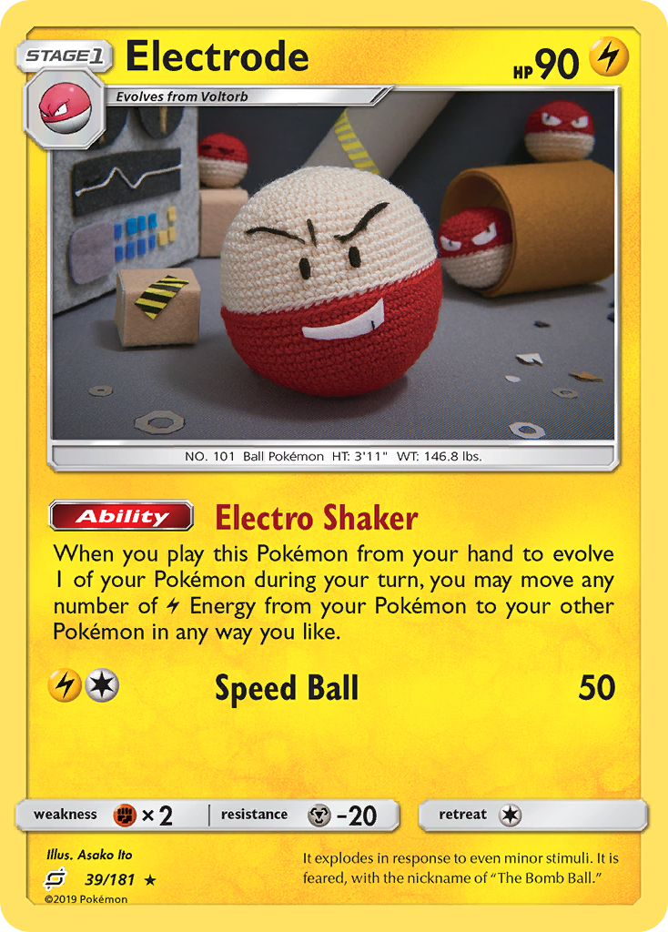 Electrode (39/181) [Sun & Moon: Team Up] | Silver Goblin