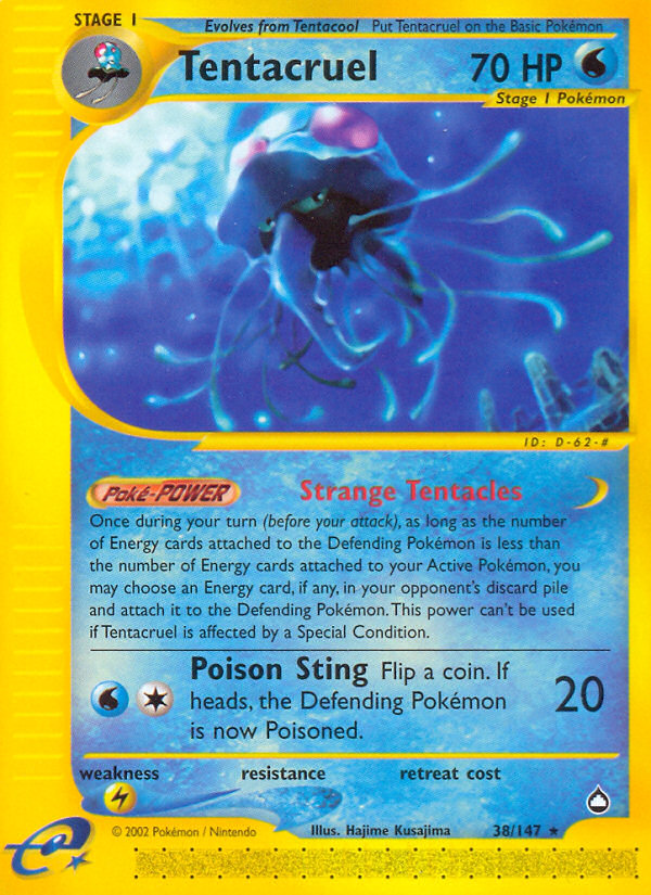 Tentacruel (38/147) [Aquapolis] | Silver Goblin