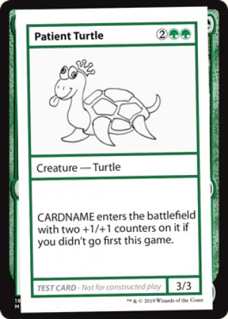Patient Turtle (2021 Edition) [Mystery Booster Playtest Cards] | Silver Goblin