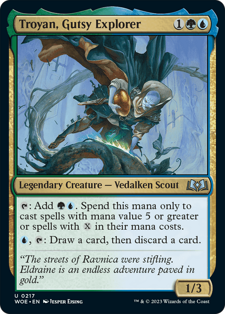Troyan, Gutsy Explorer [Wilds of Eldraine] | Silver Goblin