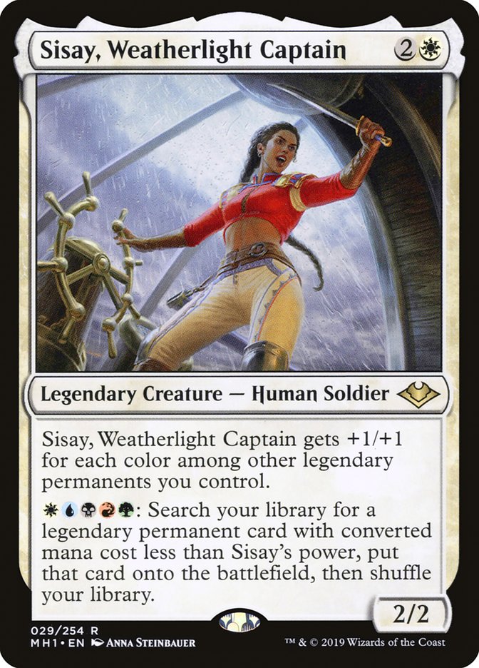 Sisay, Weatherlight Captain [Modern Horizons] | Silver Goblin