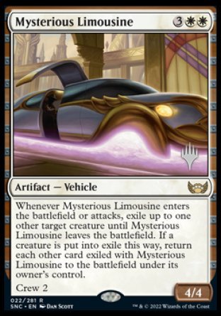 Mysterious Limousine (Promo Pack) [Streets of New Capenna Promos] | Silver Goblin