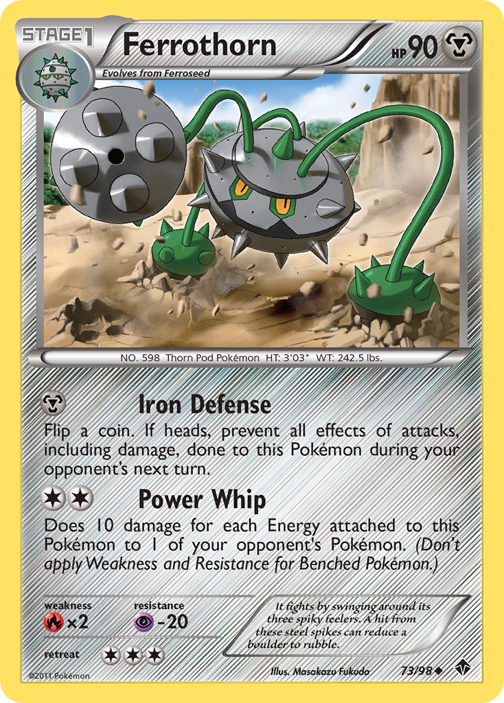 Ferrothorn (73/98) [Black & White: Emerging Powers] | Silver Goblin