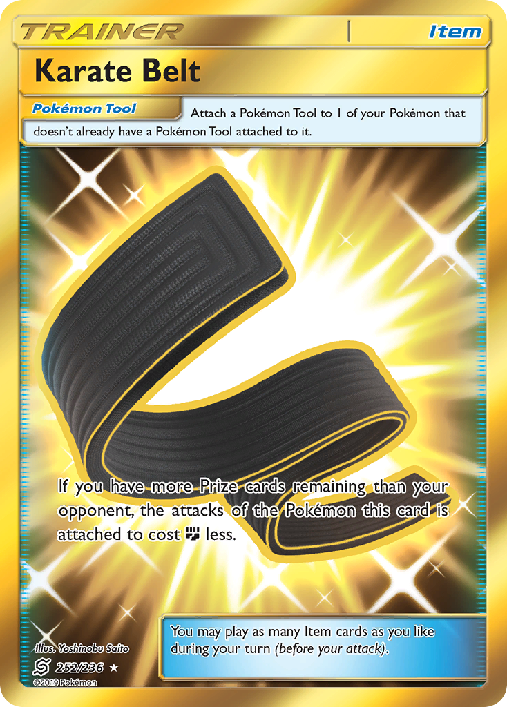 Karate Belt (252/236) [Sun & Moon: Unified Minds] | Silver Goblin