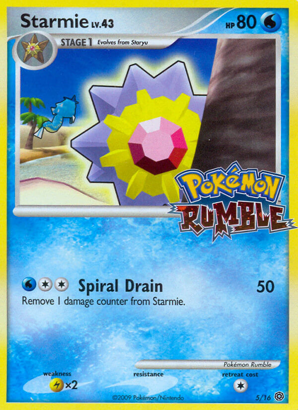 Starmie (5/16) [Pokémon Rumble] | Silver Goblin